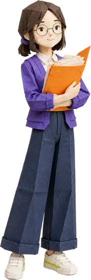 서류 폴더를 안은 보라