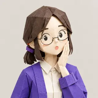 보라 표정 — 깜짝!